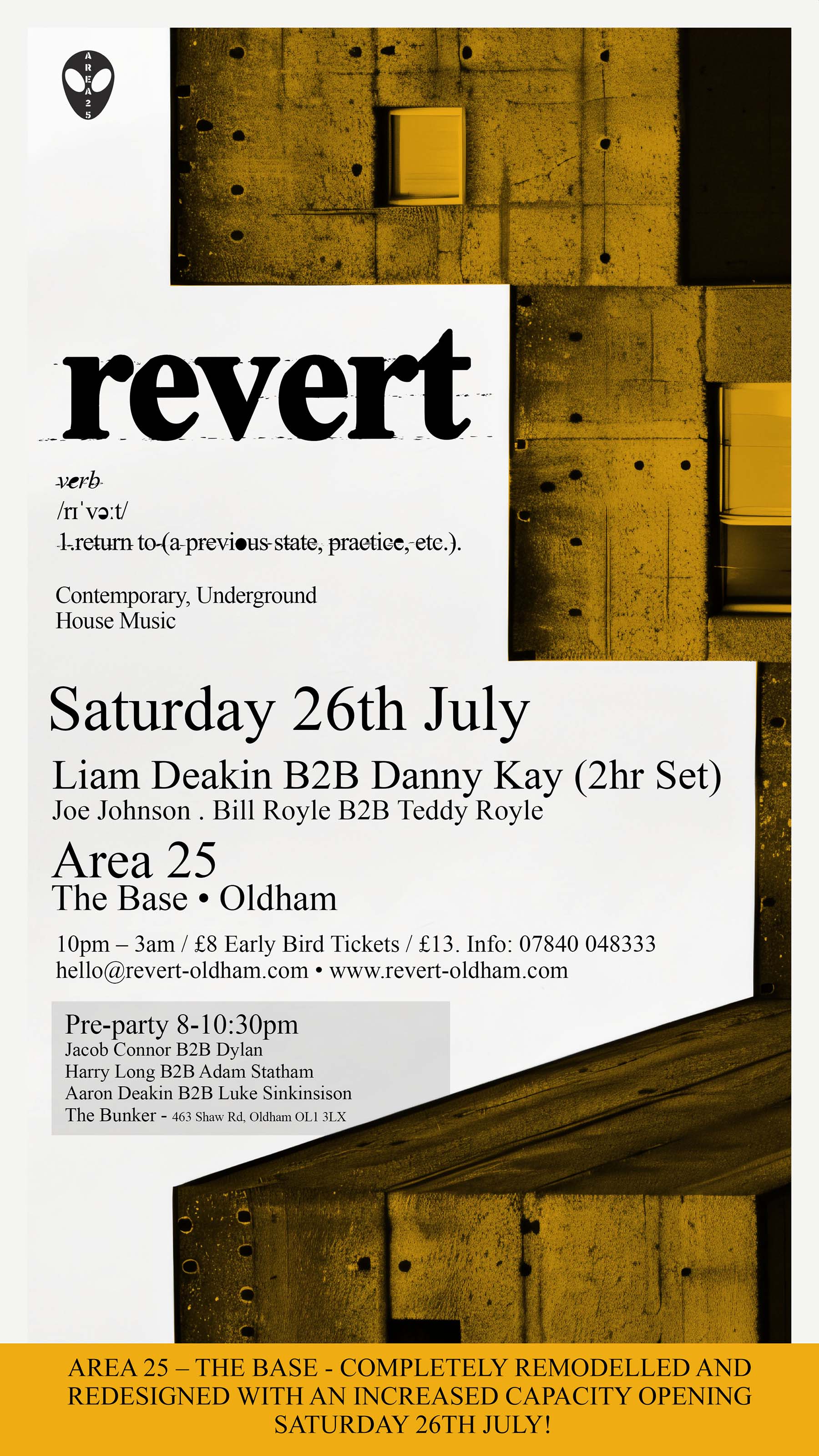 Revert Oldham